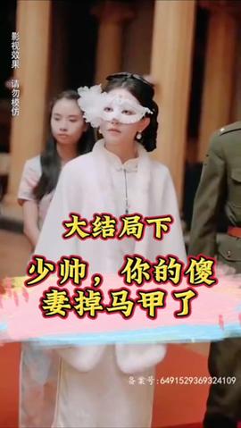 少帥，你的傻妻掉馬甲了(全集)